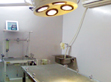 Clinical equipment in the operating theatre.